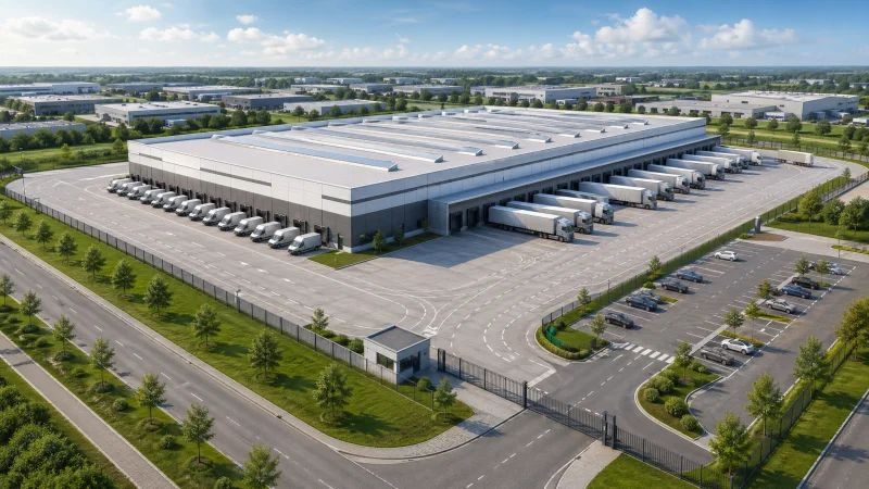 Paketsortierzentrum Visualisierung von StratumCGI